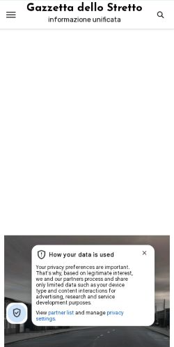 Anteprima mobile di Gazzetta dello Stretto