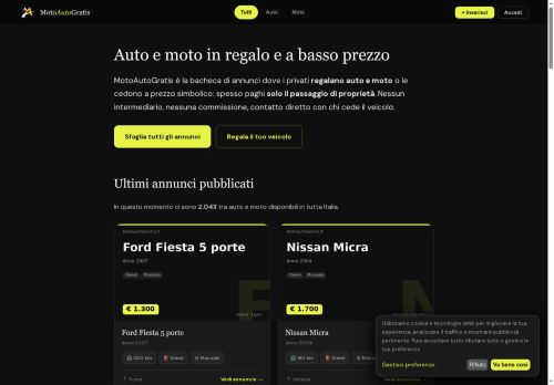 Anteprima desktop di MotoAutoGratis