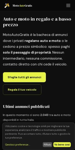 Anteprima mobile di MotoAutoGratis