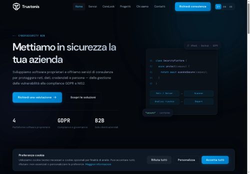Anteprima desktop di Trustonis