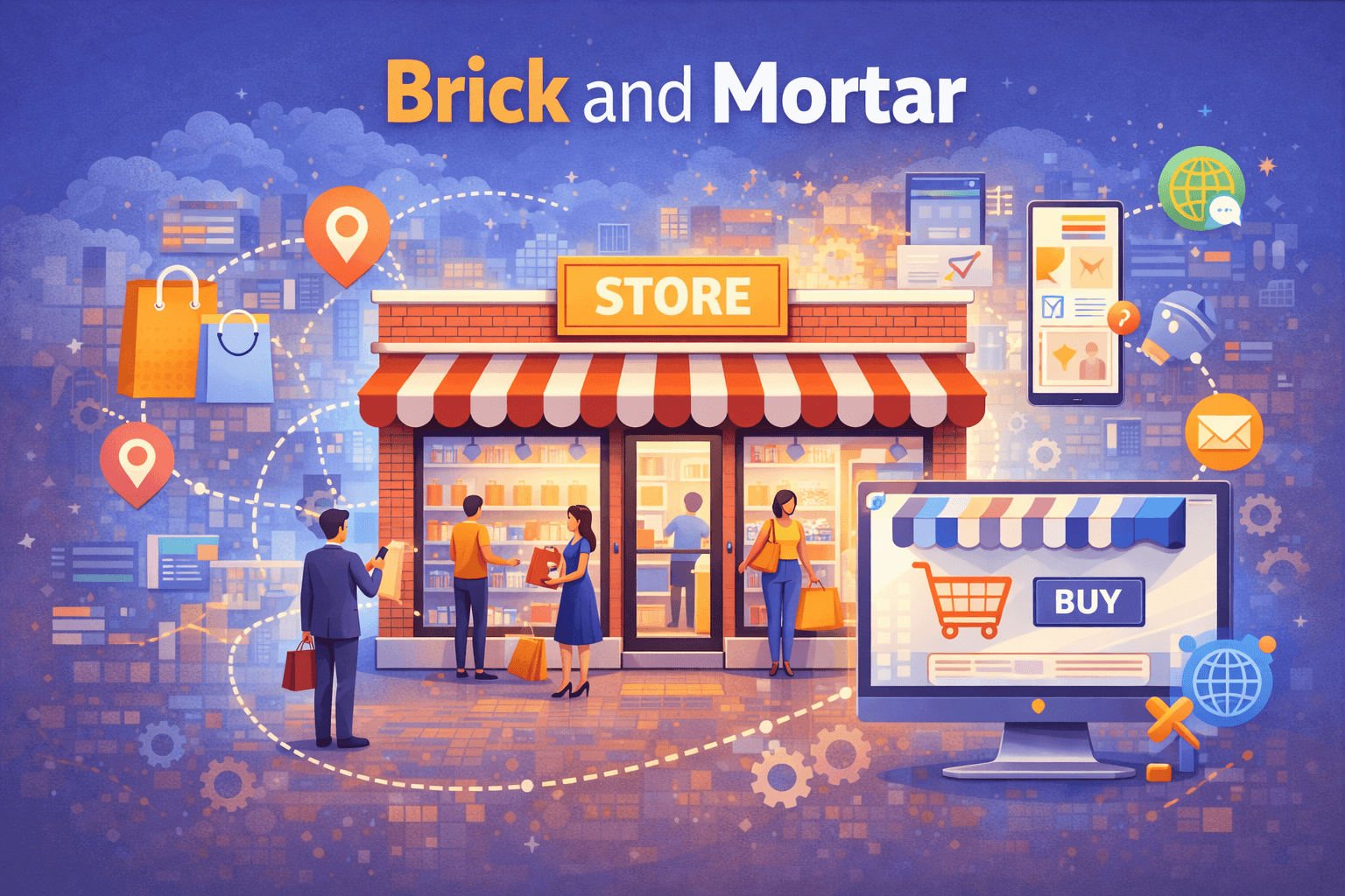 Modello Brick and Mortar caratteristiche e vantaggi