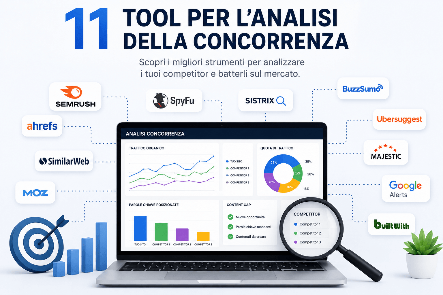 Come analizzare i competitor 11 tool per monitorare concorrenza e mercato